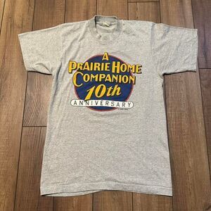 Vintage Prairie Home Companion‎ T Shirt Men's Medium 1984 10th Anniversary